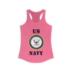 Navy Women's Ideal Racerback Tank