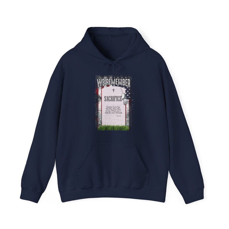 We Remember Their Sacrifice Unisex Heavy Blend™ Hooded Sweatshirt