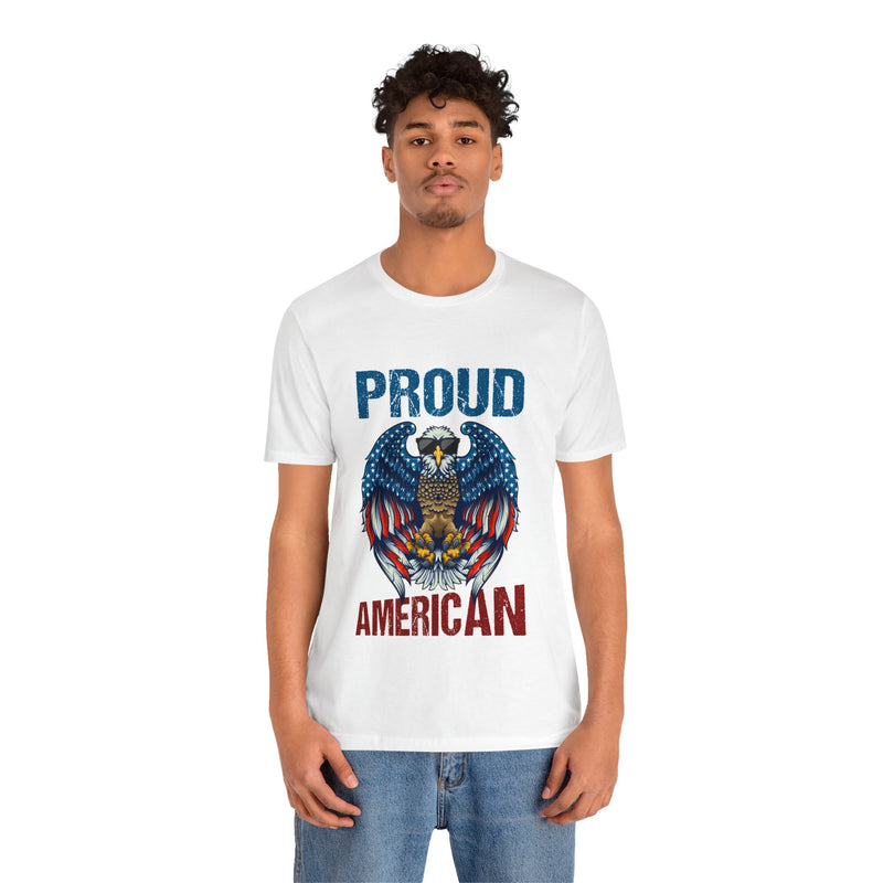 Proud American Unisex Jersey Short Sleeve Tee