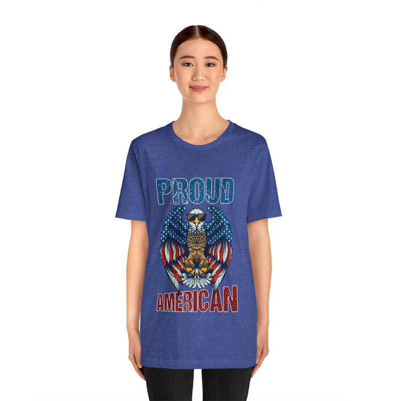 Proud American Unisex Jersey Short Sleeve Tee