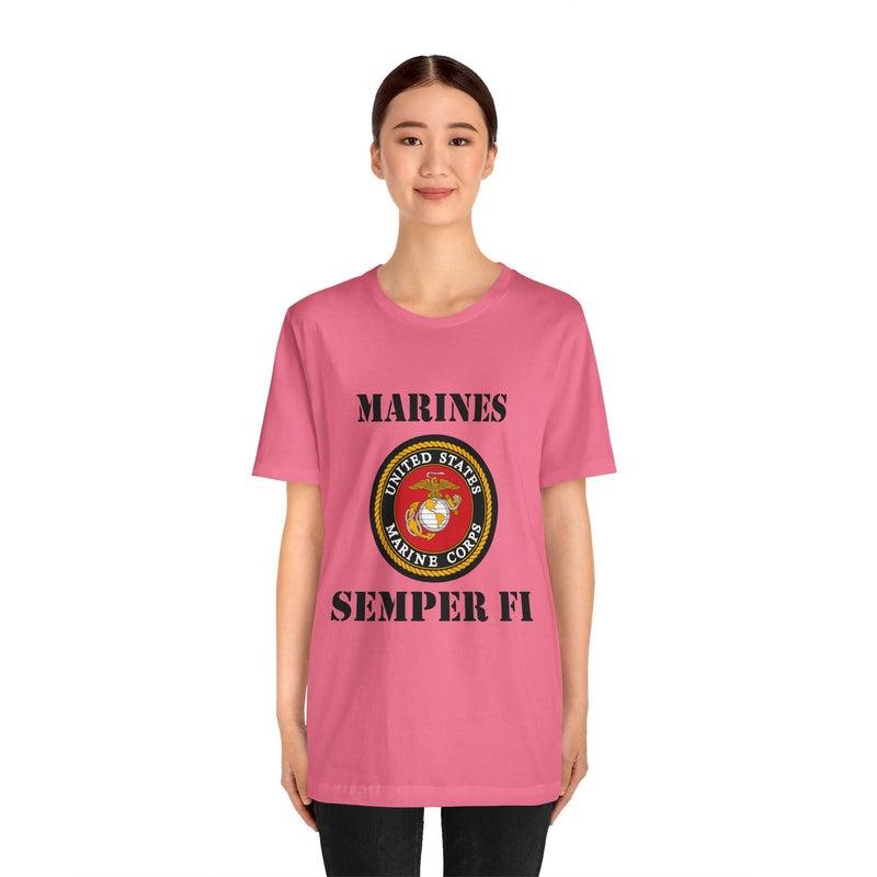 Marines Unisex Jersey Short Sleeve Tee