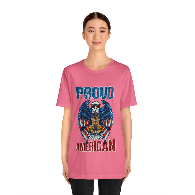 Proud American Unisex Jersey Short Sleeve Tee