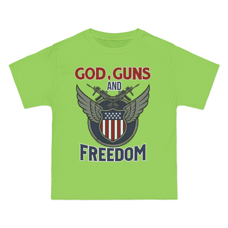 God, Guns and Freedom Beefy-T®  Short-Sleeve T-Shirt