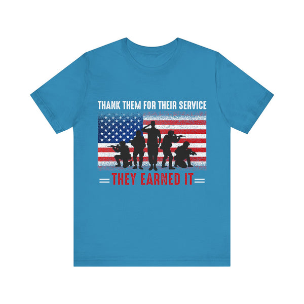 Thank Our Veterans Unisex Jersey Short Sleeve Tee