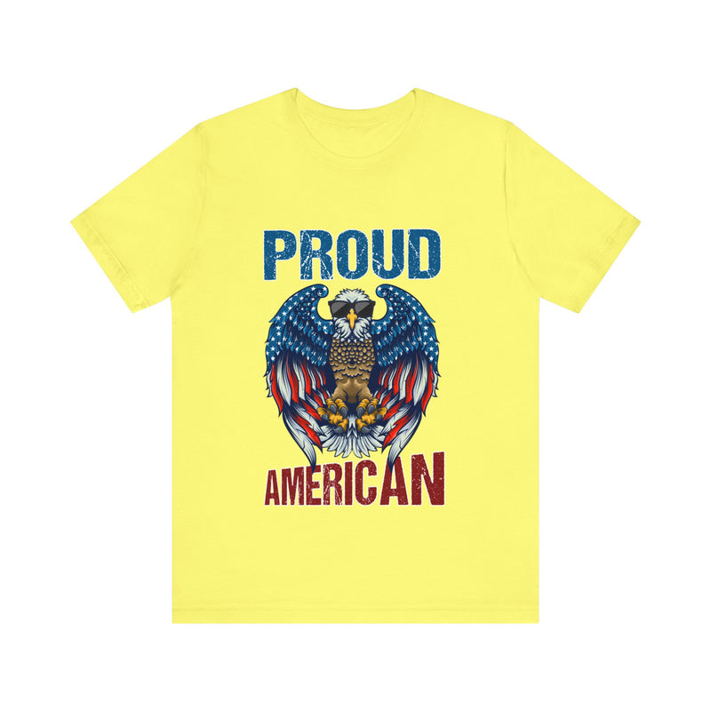 Proud American Unisex Jersey Short Sleeve Tee