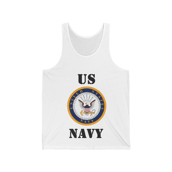 Navy Unisex Jersey Tank