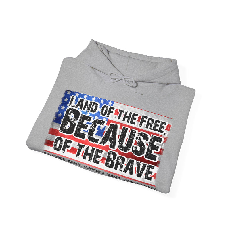 Land of the Free Unisex Heavy Blend™ Hooded Sweatshirt