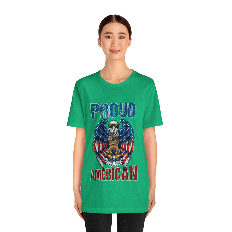 Proud American Unisex Jersey Short Sleeve Tee