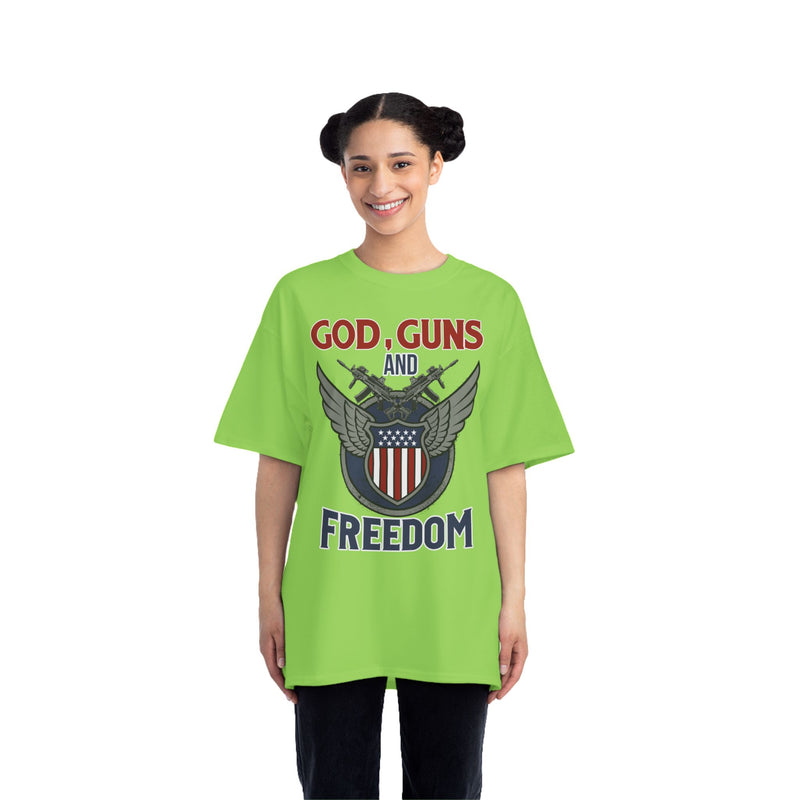 God, Guns and Freedom Beefy-T®  Short-Sleeve T-Shirt