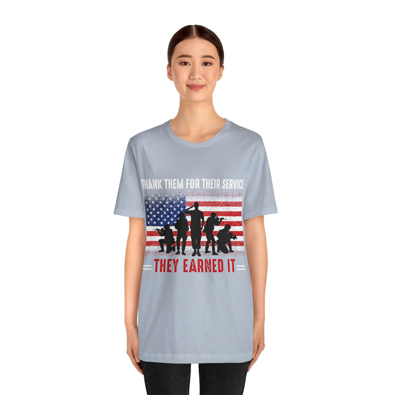 Thank Our Veterans Unisex Jersey Short Sleeve Tee