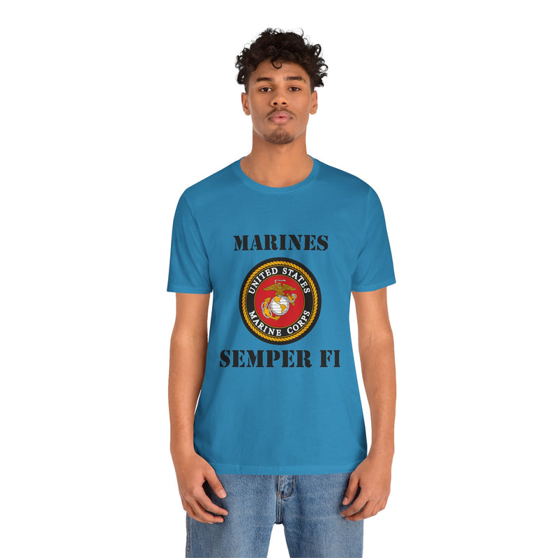 Marines Unisex Jersey Short Sleeve Tee