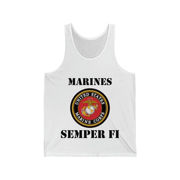 Marines Unisex Jersey Tank