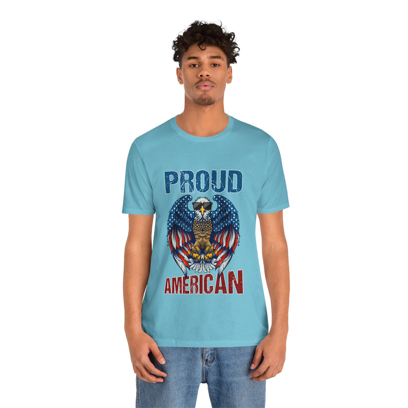 Proud American Unisex Jersey Short Sleeve Tee