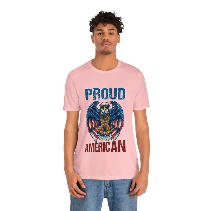 Proud American Unisex Jersey Short Sleeve Tee