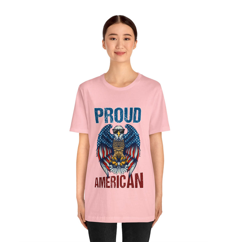 Proud American Unisex Jersey Short Sleeve Tee