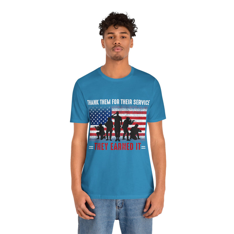 Thank Our Veterans Unisex Jersey Short Sleeve Tee