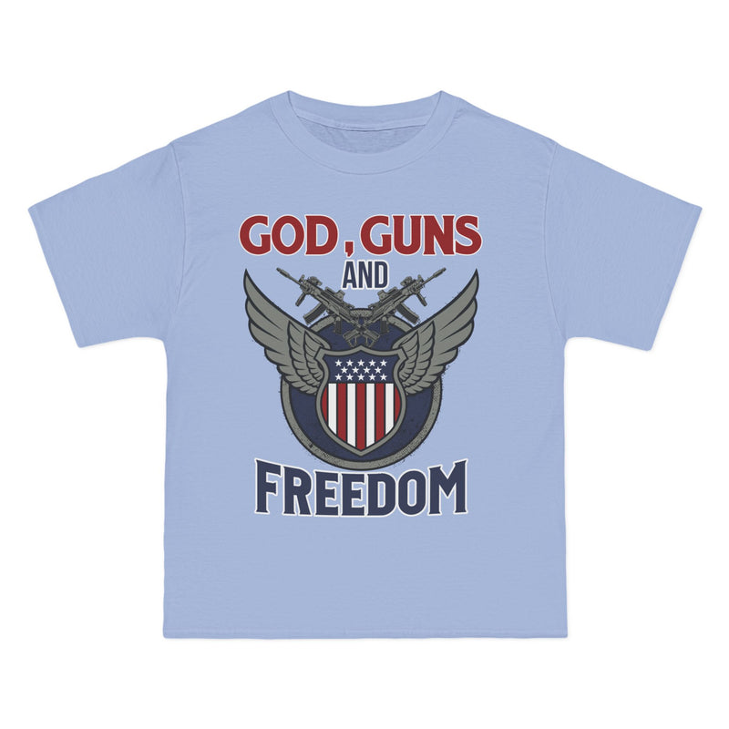 God, Guns and Freedom Beefy-T®  Short-Sleeve T-Shirt