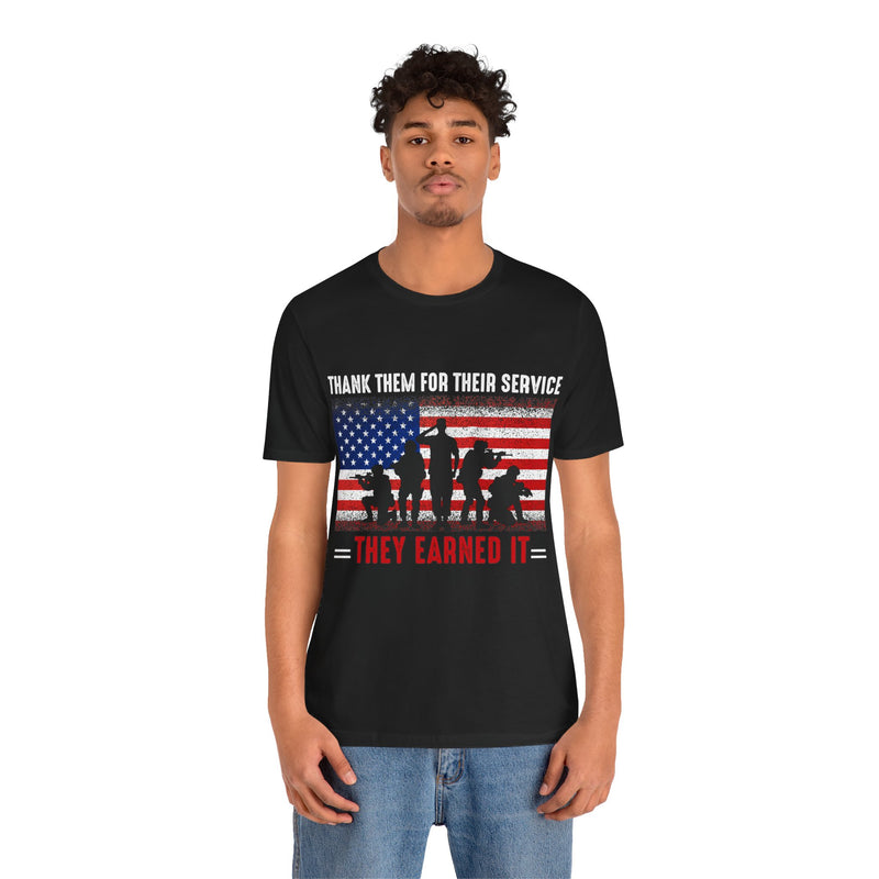 Thank Our Veterans Unisex Jersey Short Sleeve Tee