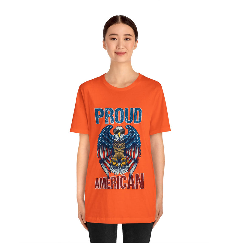 Proud American Unisex Jersey Short Sleeve Tee