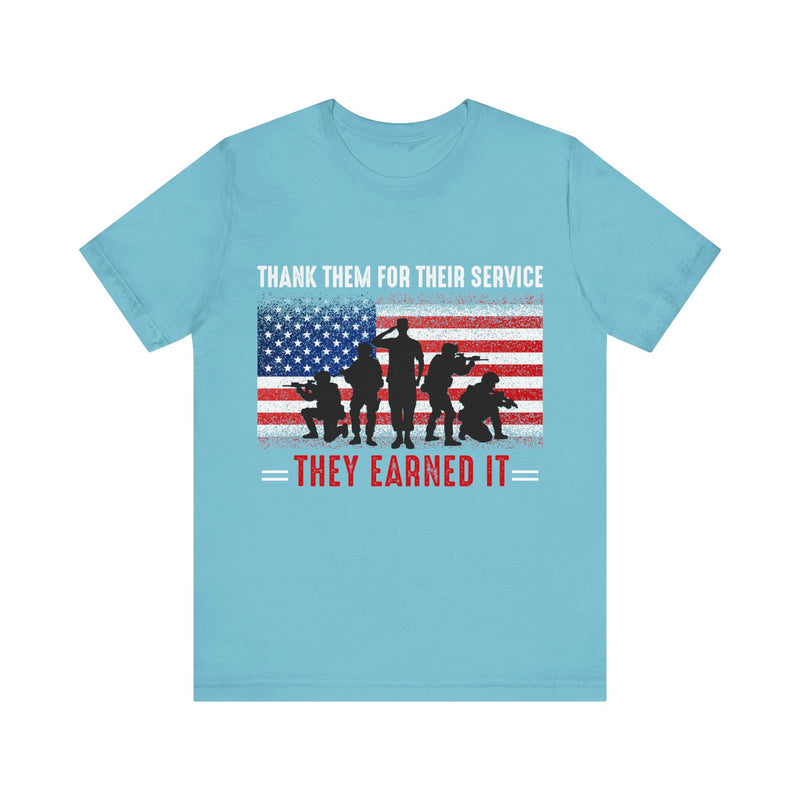 Thank Our Veterans Unisex Jersey Short Sleeve Tee