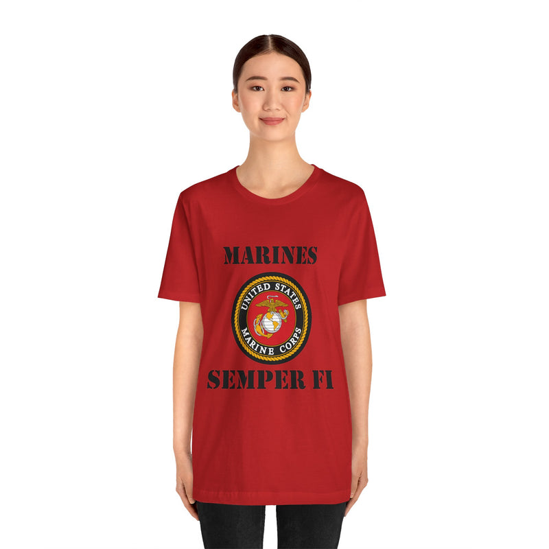 Marines Unisex Jersey Short Sleeve Tee