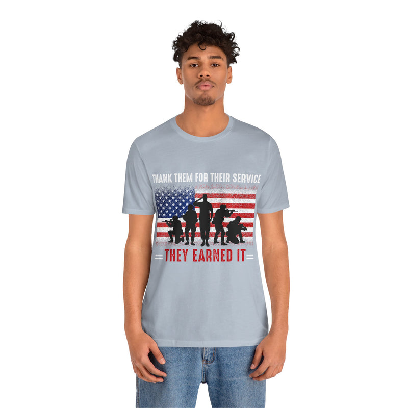 Thank Our Veterans Unisex Jersey Short Sleeve Tee