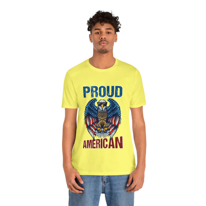 Proud American Unisex Jersey Short Sleeve Tee