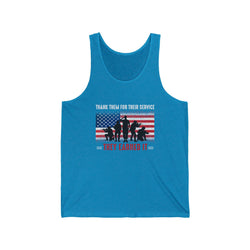 Thank Our Veterans Unisex Jersey Tank