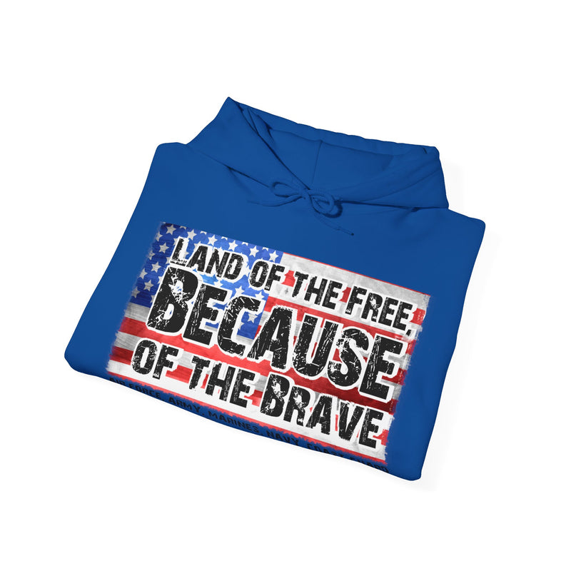 Land of the Free Unisex Heavy Blend™ Hooded Sweatshirt