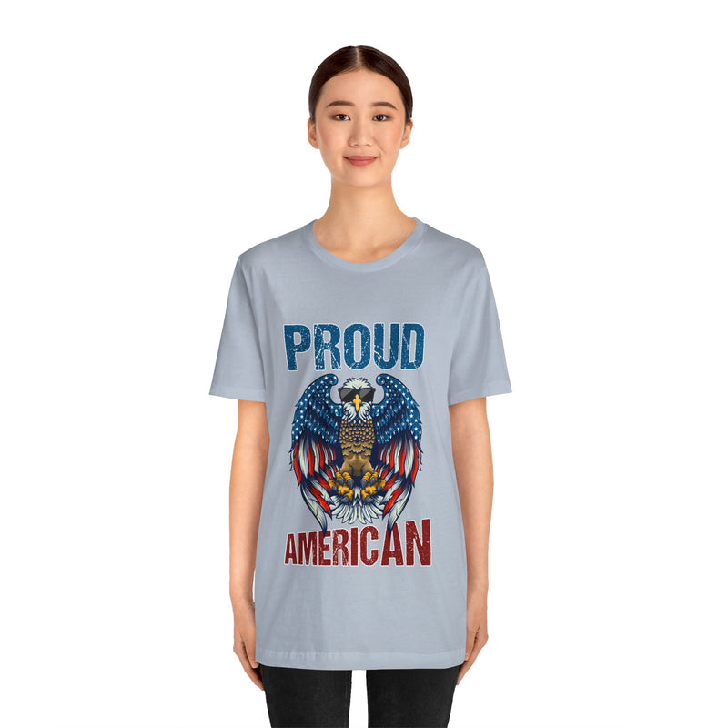 Proud American Unisex Jersey Short Sleeve Tee