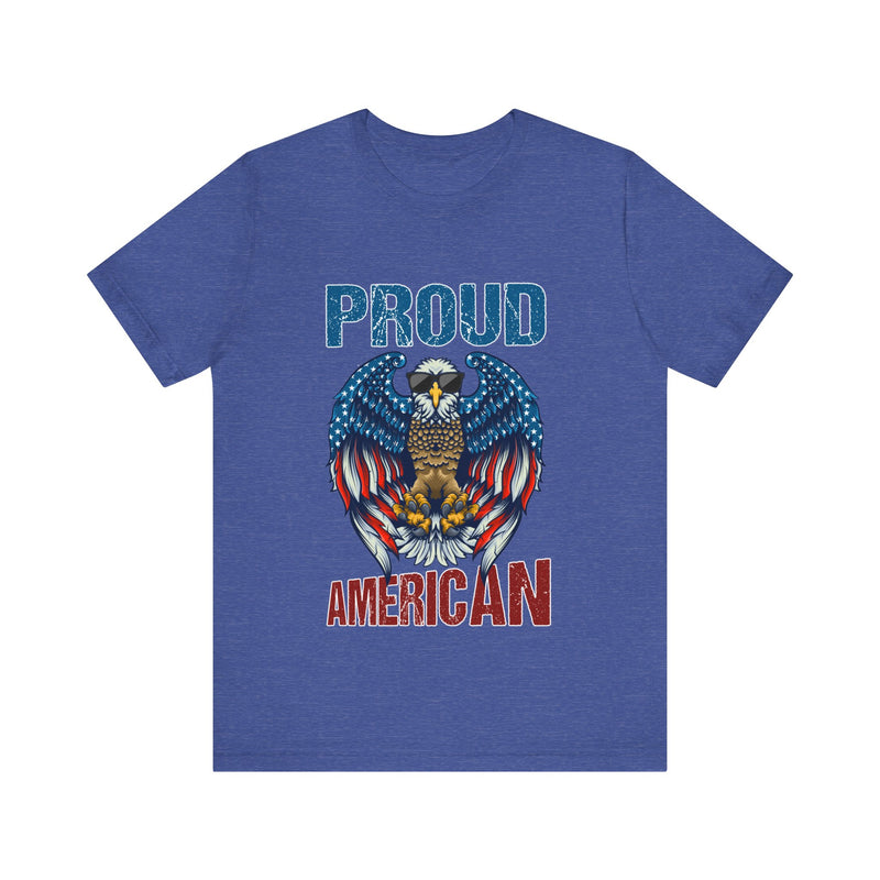 Proud American Unisex Jersey Short Sleeve Tee