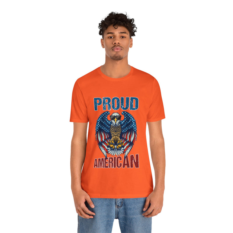 Proud American Unisex Jersey Short Sleeve Tee