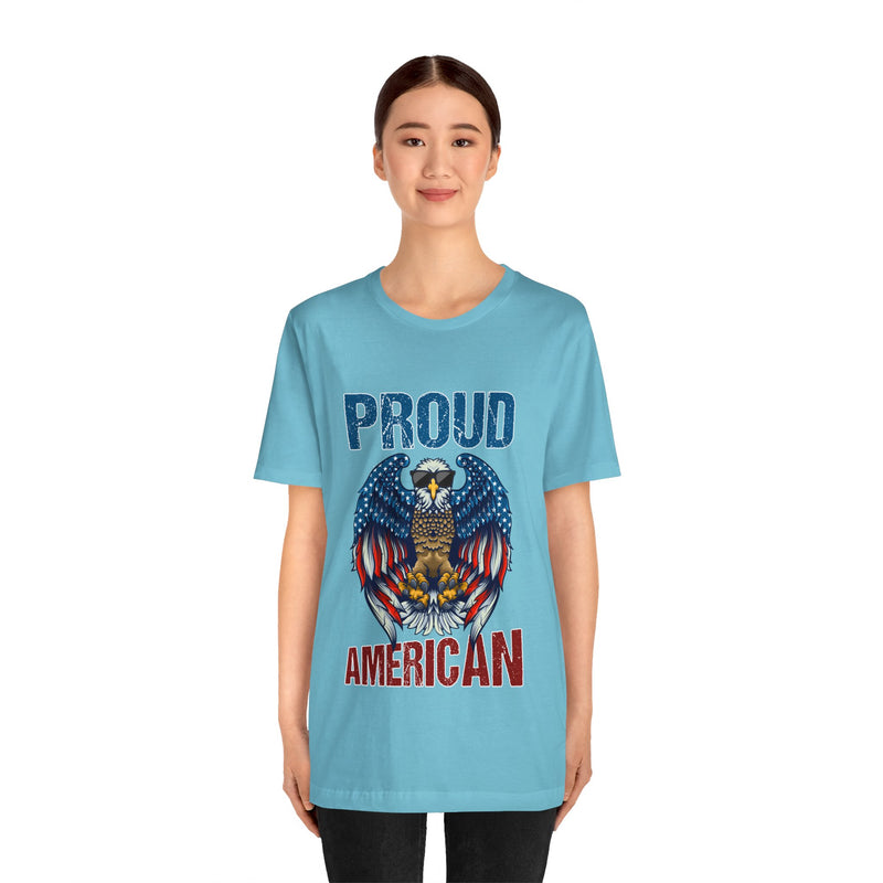 Proud American Unisex Jersey Short Sleeve Tee