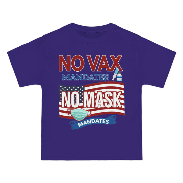 No Mask or VAX Mandates Beefy-T®  Short-Sleeve T-Shirt