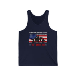 Thank Our Veterans Unisex Jersey Tank