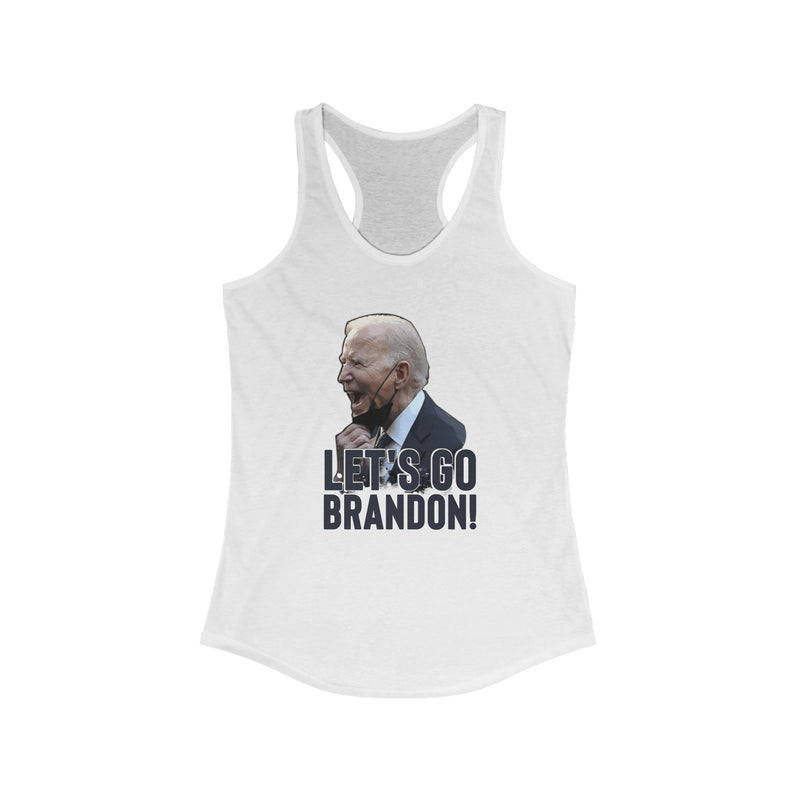 Let's Go Brandon! Women's Ideal Racerback Tank