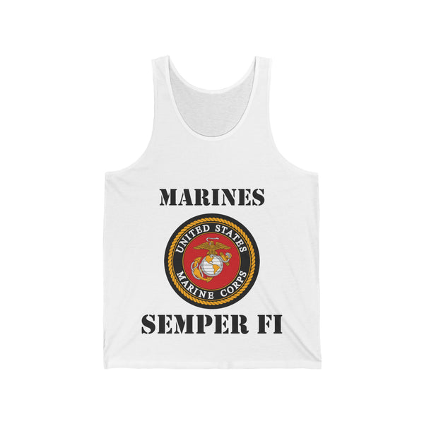 Marines Unisex Jersey Tank