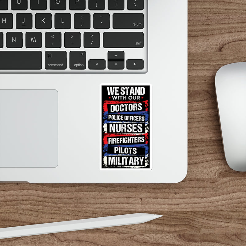 We Stand With Them Die-Cut Stickers
