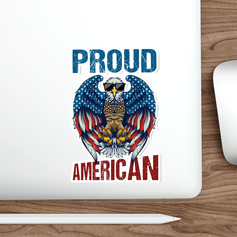 Proud American Waterproof Sticker