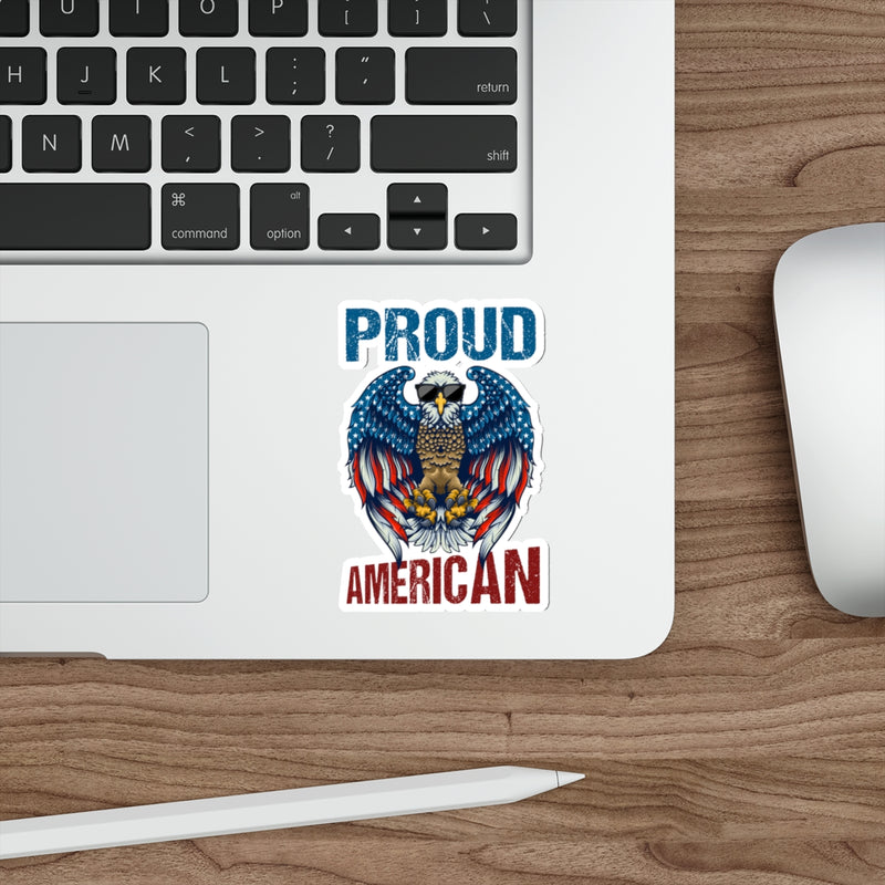 Proud American Waterproof Sticker