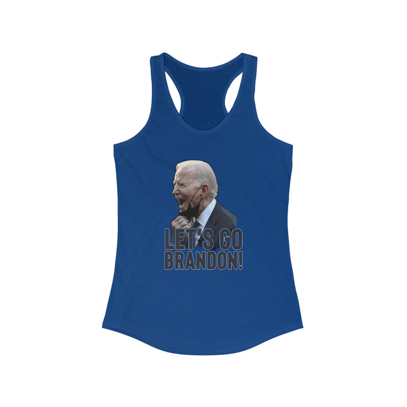 Let's Go Brandon! Women's Ideal Racerback Tank