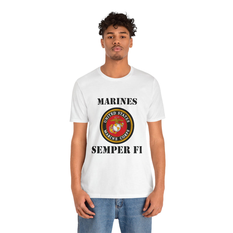 Marines Unisex Jersey Short Sleeve Tee