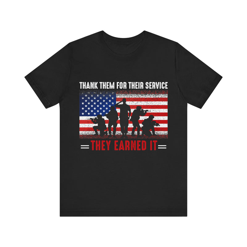 Thank Our Veterans Unisex Jersey Short Sleeve Tee