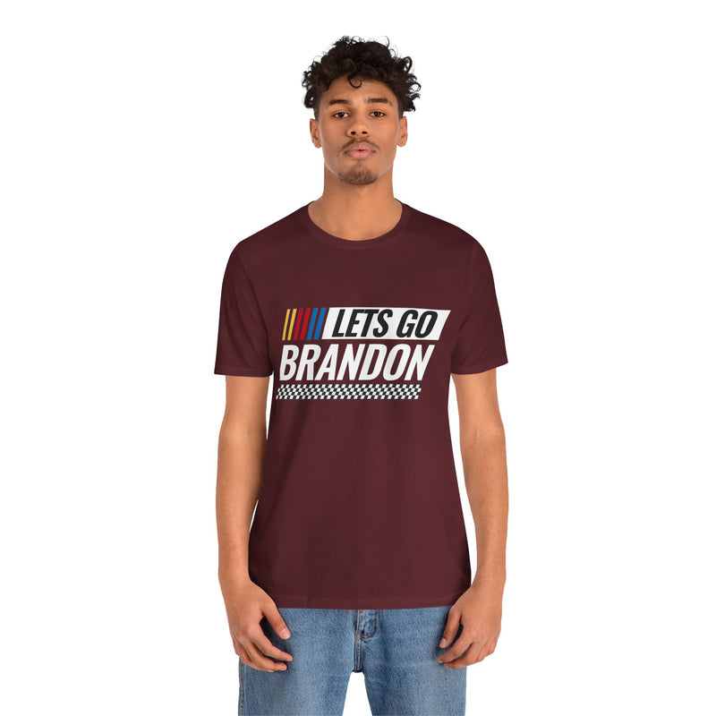 Let's Go Brandon Unisex Jersey Short Sleeve Tee