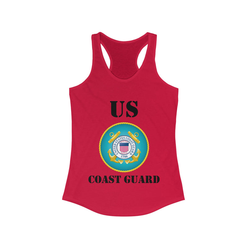 Coast Guard Women's Ideal Racerback Tank