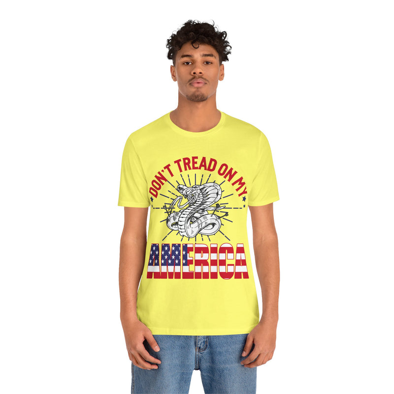 Don't Tread on My America Unisex Jersey Short Sleeve Tee