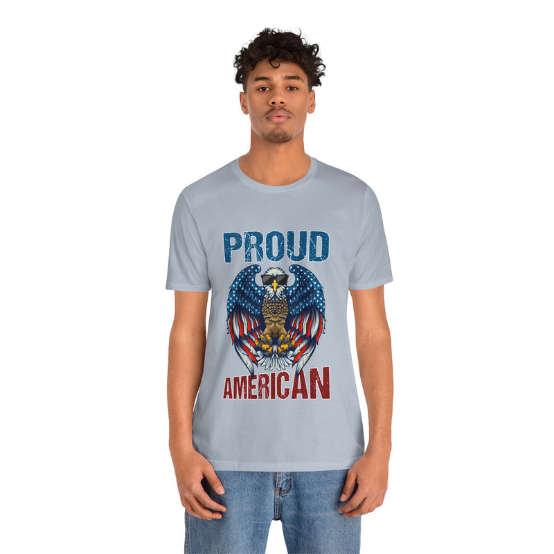 Proud American Unisex Jersey Short Sleeve Tee