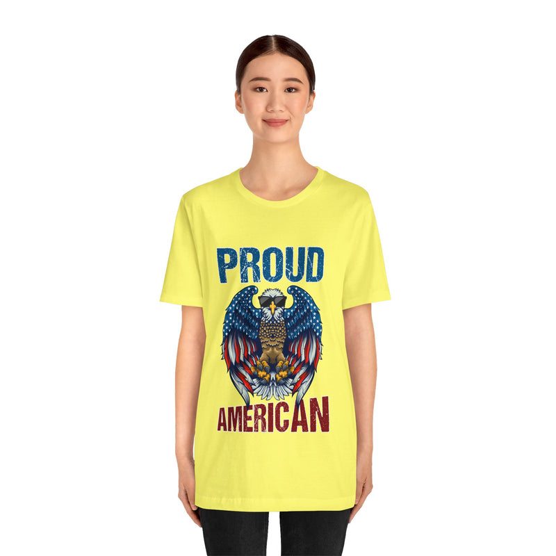 Proud American Unisex Jersey Short Sleeve Tee