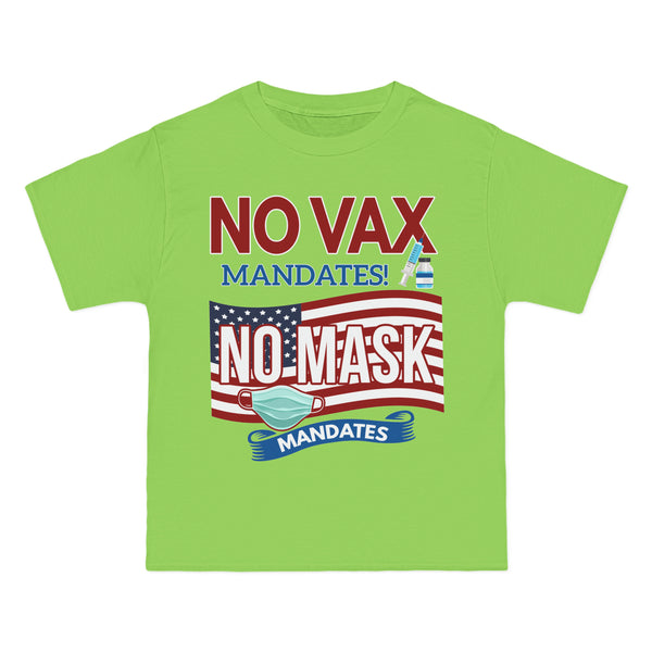 No Mask or VAX Mandates Beefy-T®  Short-Sleeve T-Shirt