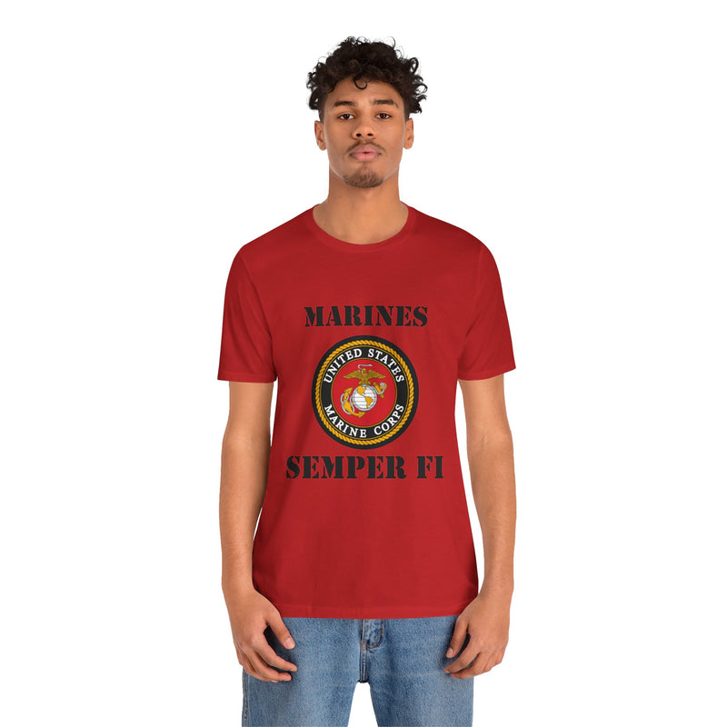 Marines Unisex Jersey Short Sleeve Tee